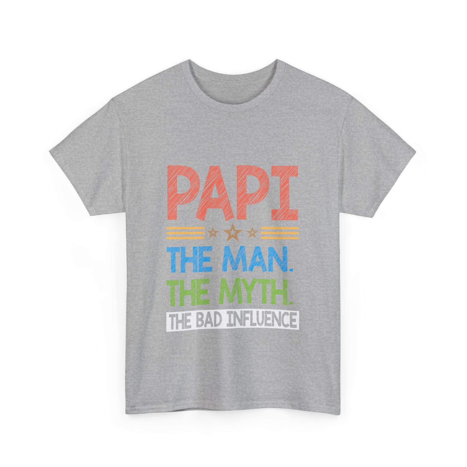 Papi│ Papi Shirt│ The Man│ The Myth │T-Shirt for Men│ Papi│ Gift Ideas for Birthday│ Father's Day - MyRoomyStuff