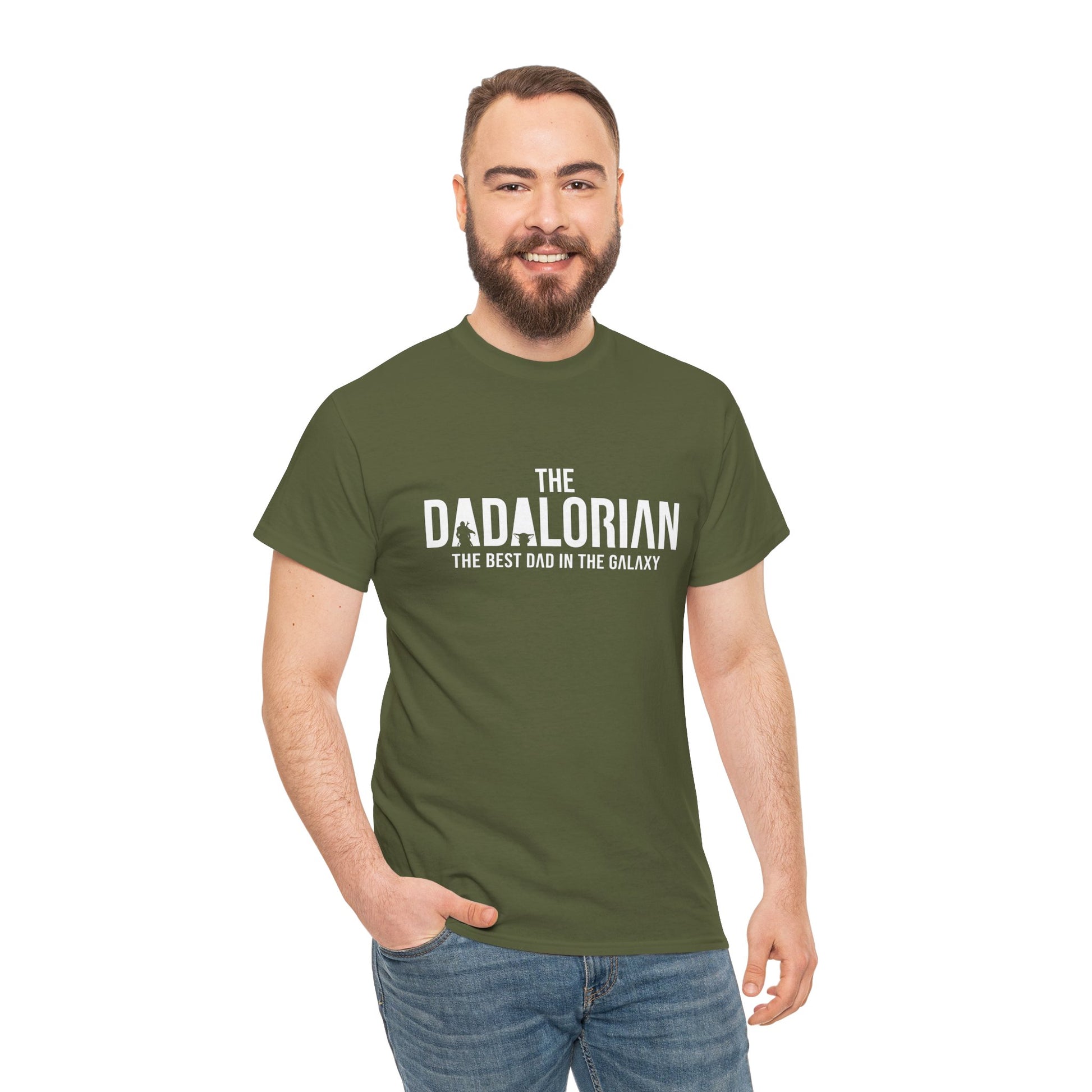 The Dadalorian Shirt, Fathers Day Tee, Fathers Day Gift, Funny Daddy Shirt, Daddy T-shirt, Best Dad Shirt, Dark colors - MyRoomyStuff