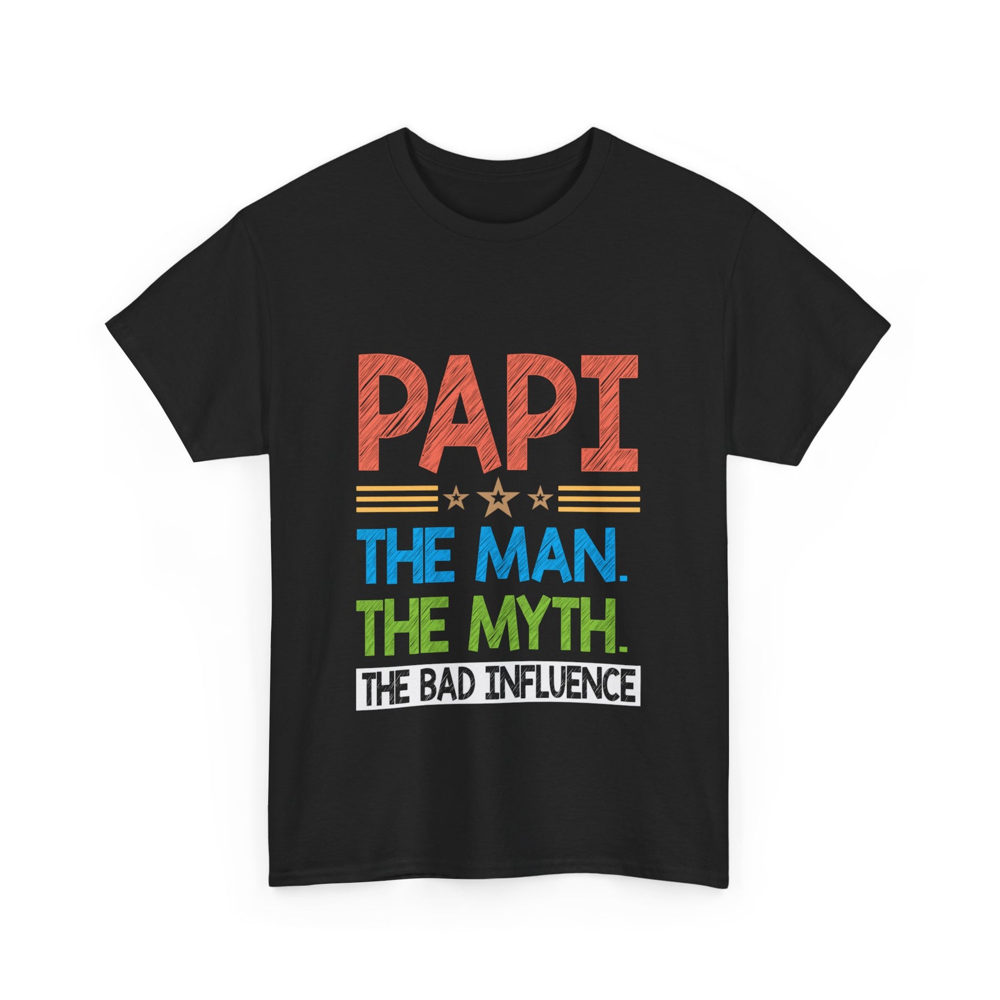 Papi│ Papi Shirt│ The Man│ The Myth │T-Shirt for Men│ Papi│ Gift Ideas for Birthday│ Father's Day - MyRoomyStuff