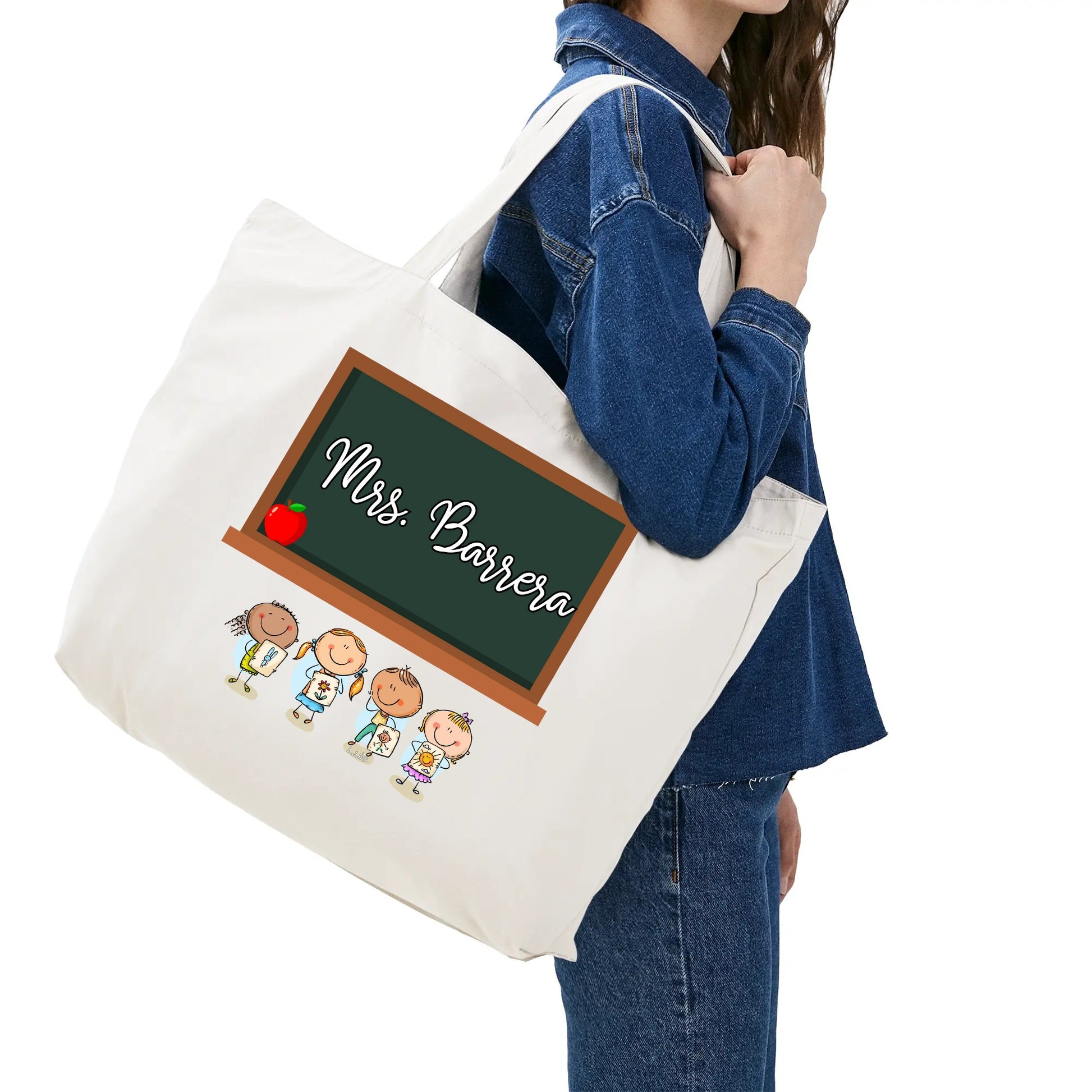 Teacher Tote Bag, End of Year Teacher Gift, Personalized Teacher Bag, Teacher Gift, Tote Bag, Teacher Appreciation Tote, Thank You teacher gift - MyRoomyStuff