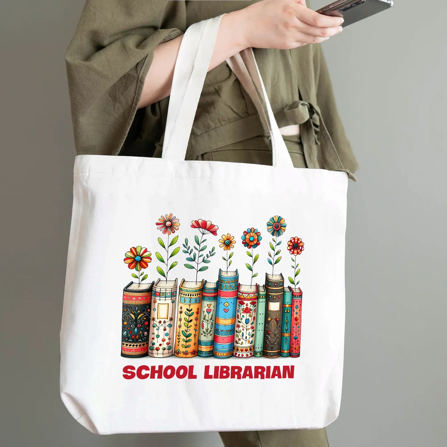 Tote Bag│ Gift│ Any Day Gift│ Appreciation Gift│ Books - MyRoomyStuff