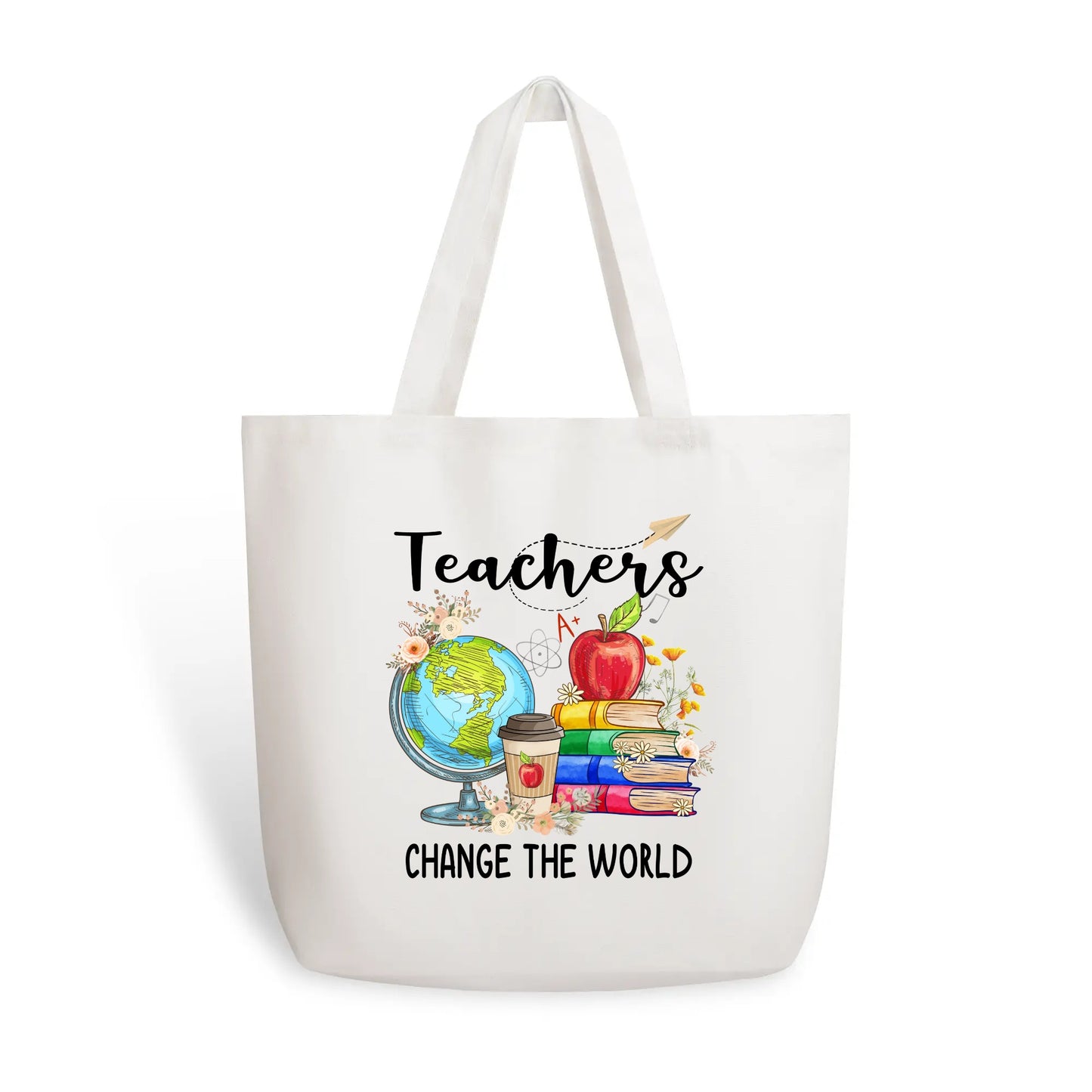 Tote Bag│ Gift│ Any Day Gift│ Appreciation Gift│ Change the World - MyRoomyStuff