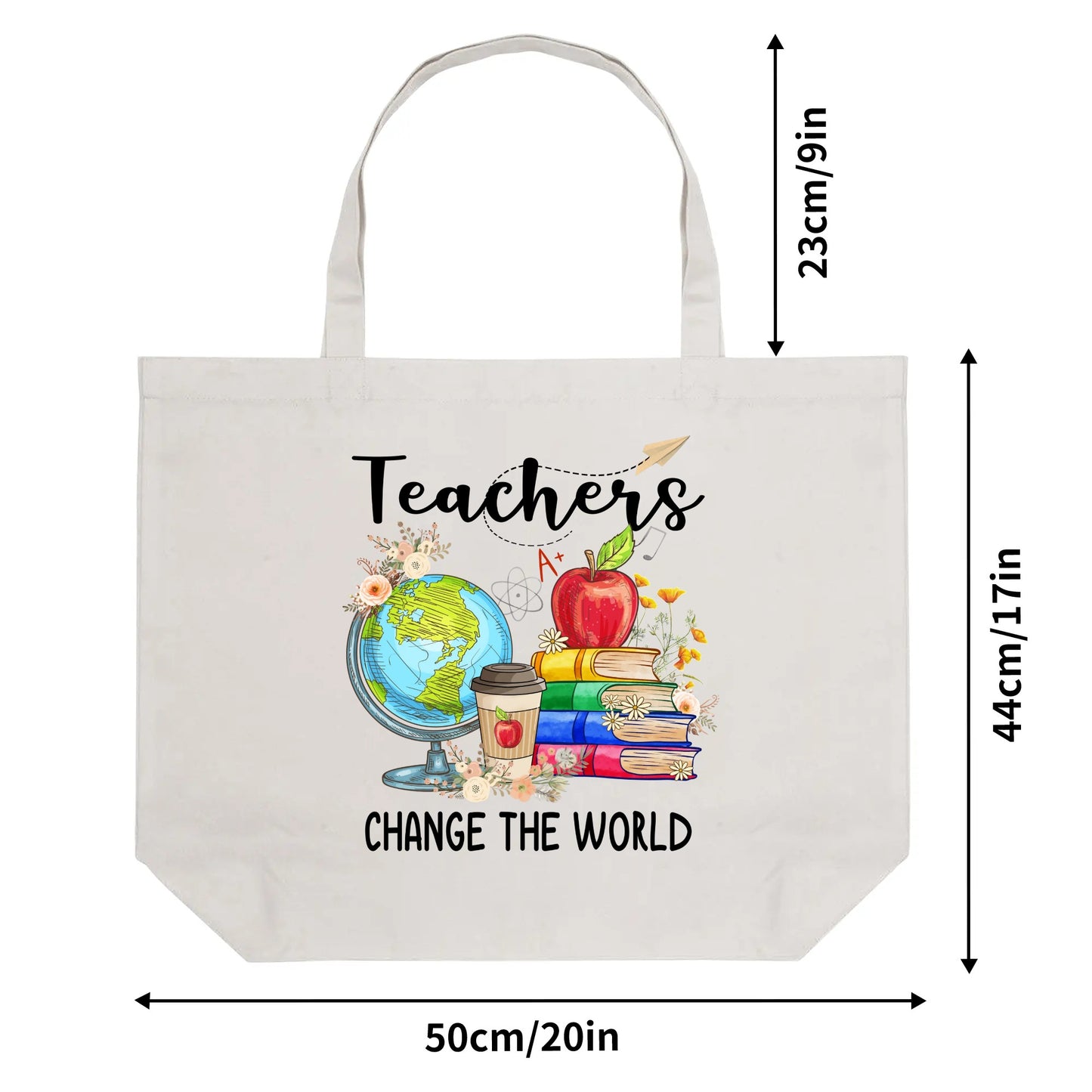 Tote Bag│ Gift│ Any Day Gift│ Appreciation Gift│ Change the World - MyRoomyStuff