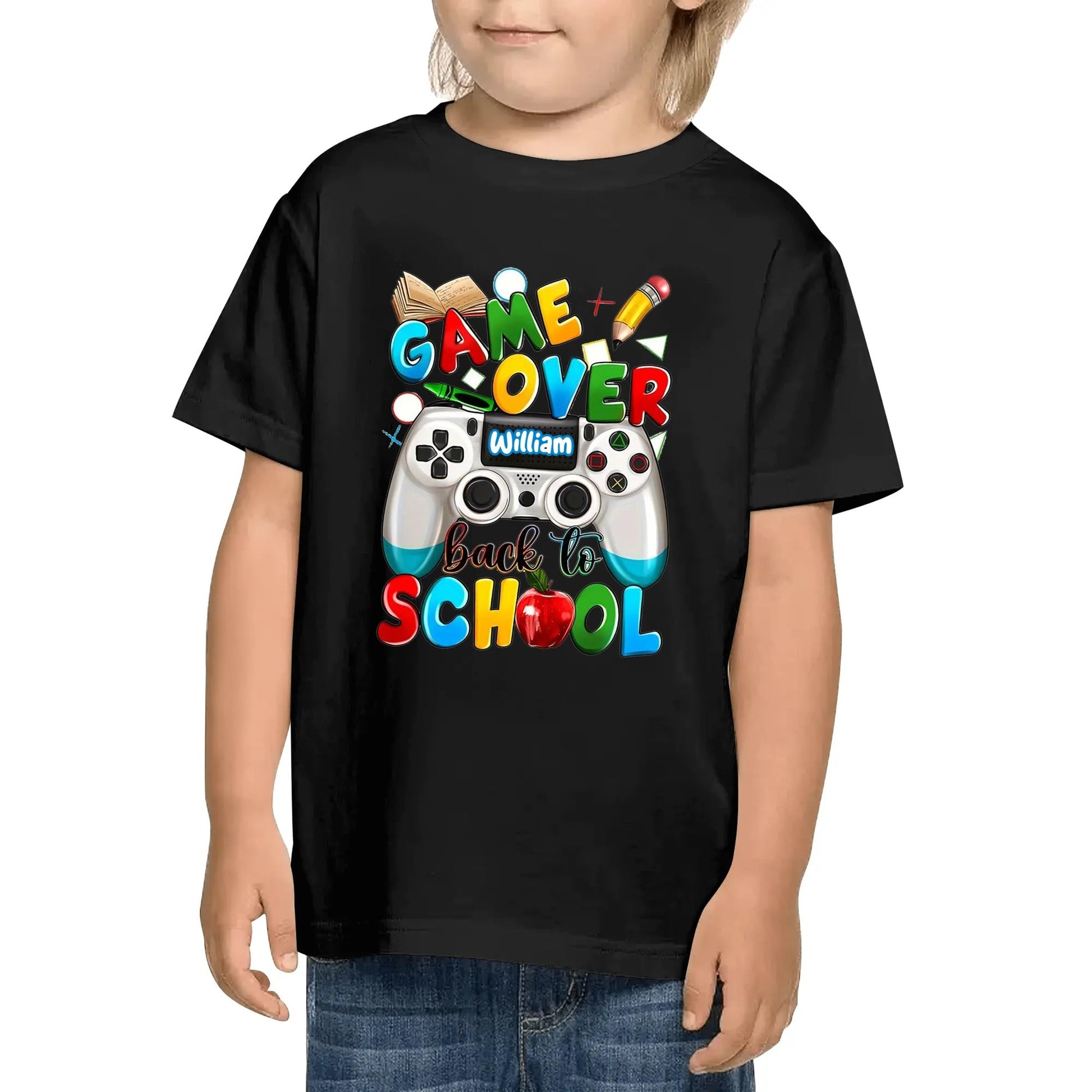 Kids Cotton Front & Back Printing T-Shirt - MyRoomyStuff