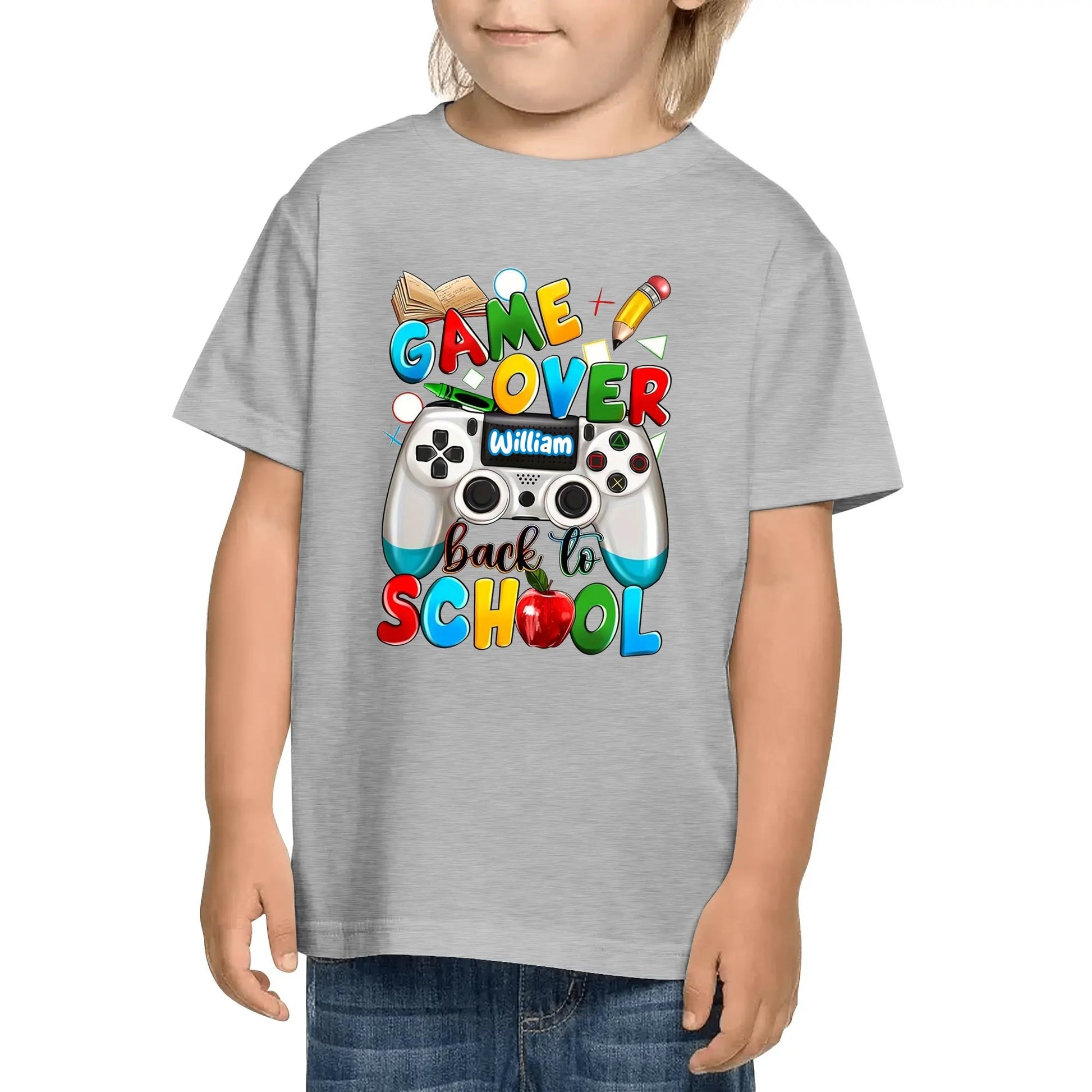 Kids Cotton Front & Back Printing T-Shirt - MyRoomyStuff