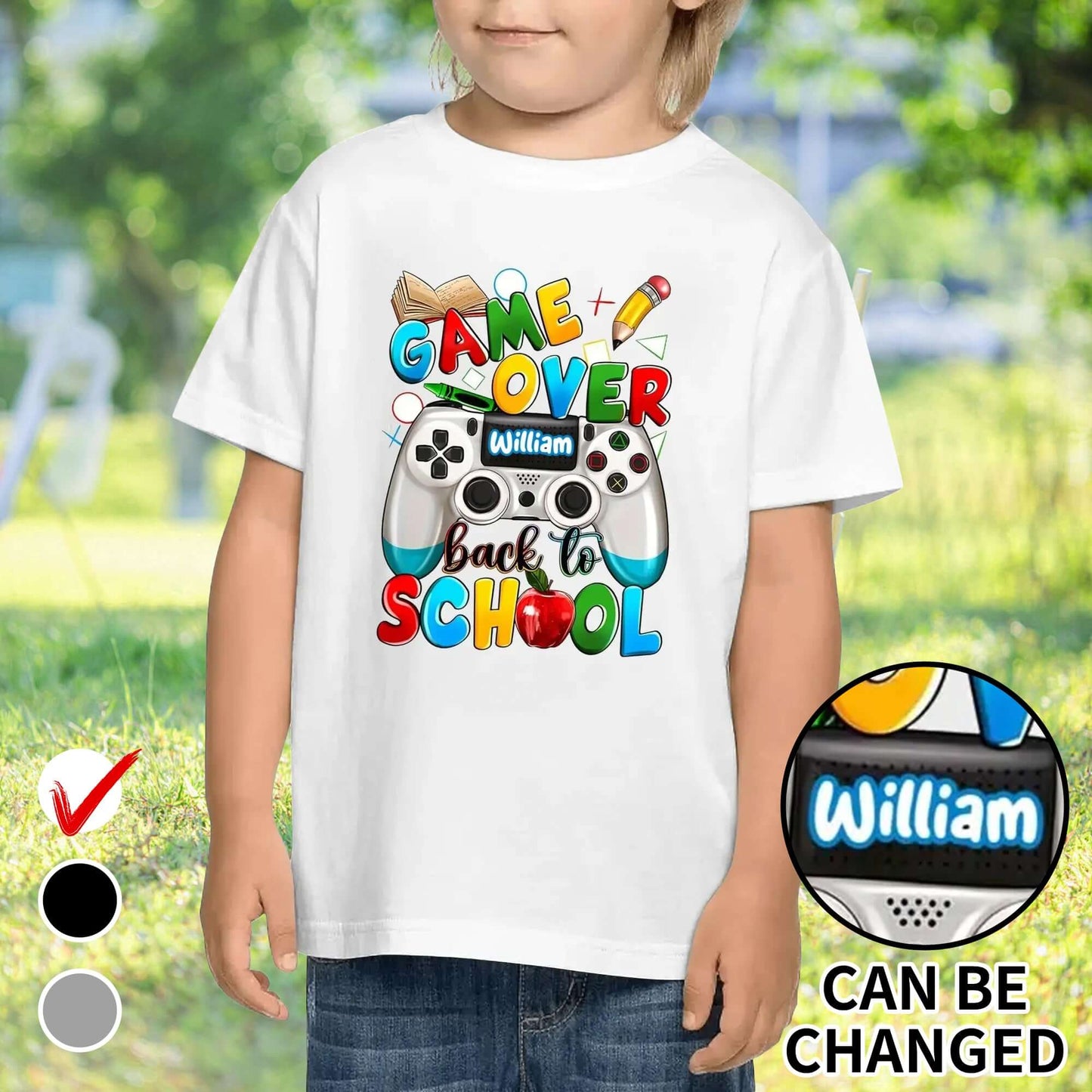 Kids Cotton Front & Back Printing T-Shirt - MyRoomyStuff