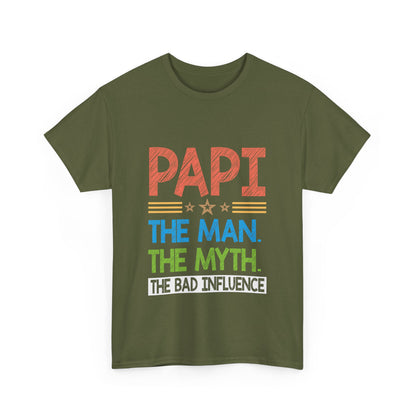 Papi│ Papi Shirt│ The Man│ The Myth │T-Shirt for Men│ Papi│ Gift Ideas for Birthday│ Father's Day - MyRoomyStuff