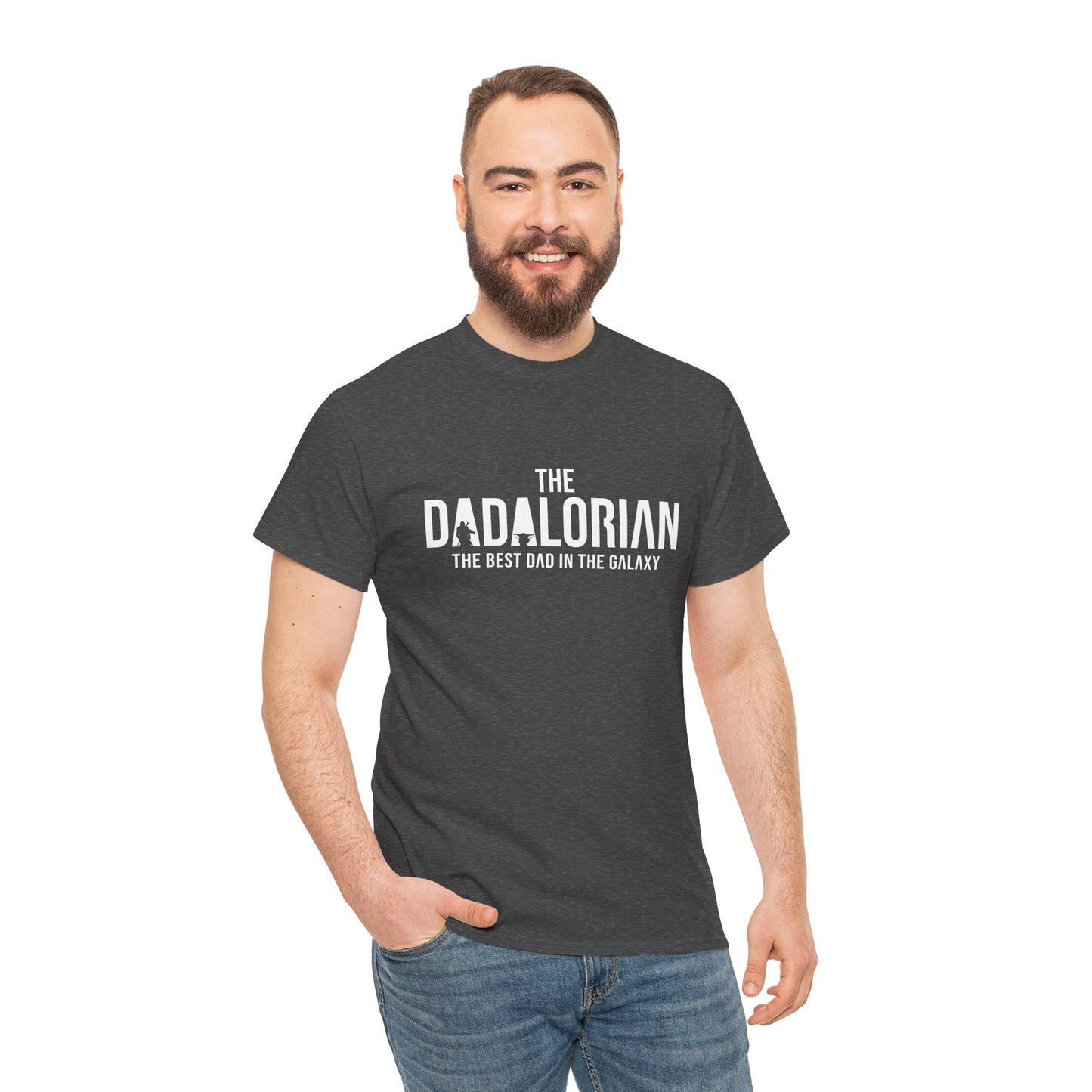 The Dadalorian Shirt, Fathers Day Tee, Fathers Day Gift, Funny Daddy Shirt, Daddy T-shirt, Best Dad Shirt, Dark colors - MyRoomyStuff