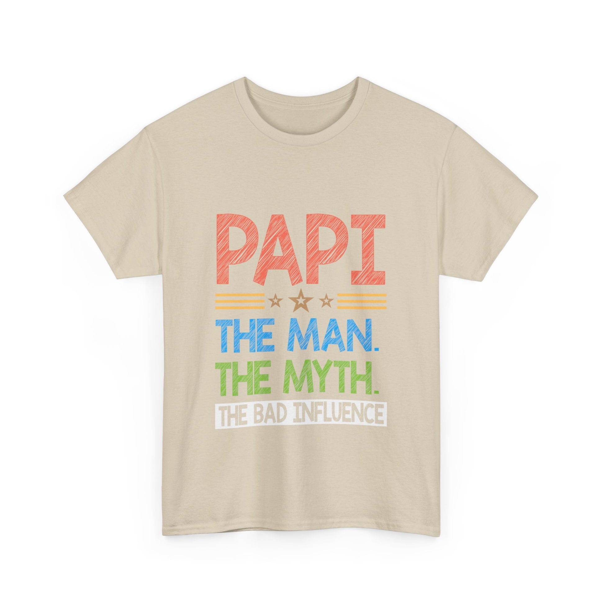 Papi│ Papi Shirt│ The Man│ The Myth │T-Shirt for Men│ Papi│ Gift Ideas for Birthday│ Father's Day - MyRoomyStuff