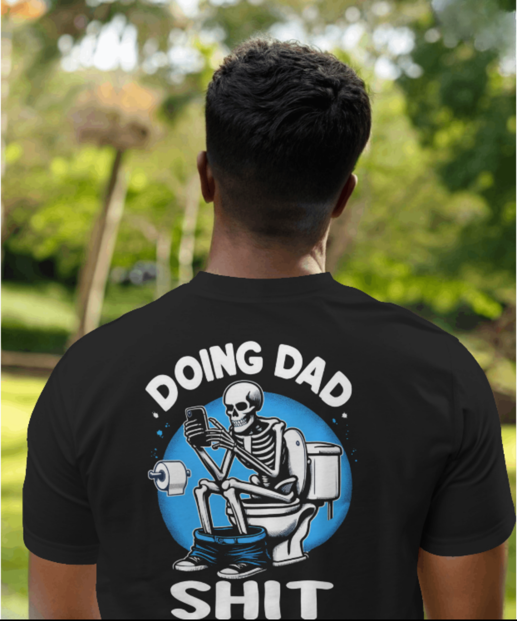 Doing dad shit│Funny shirt│ Dad always in the bathroom│ Dad escaping to the bathroom│ Funny shirt for Father's Day│ Father Birthday Gift - MyRoomyStuff