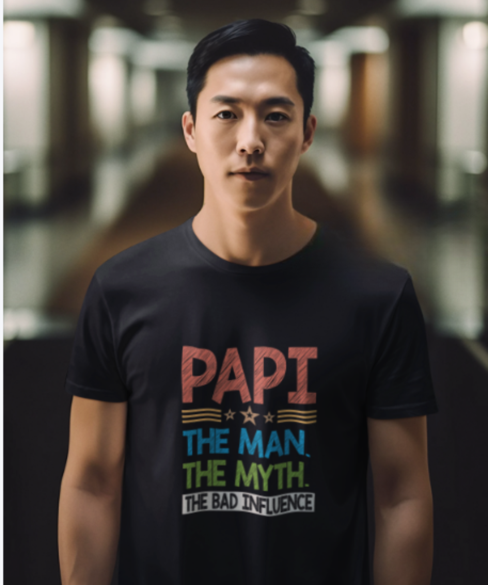 Papi│ Papi Shirt│ The Man│ The Myth │T-Shirt for Men│ Papi│ Gift Ideas for Birthday│ Father's Day - MyRoomyStuff