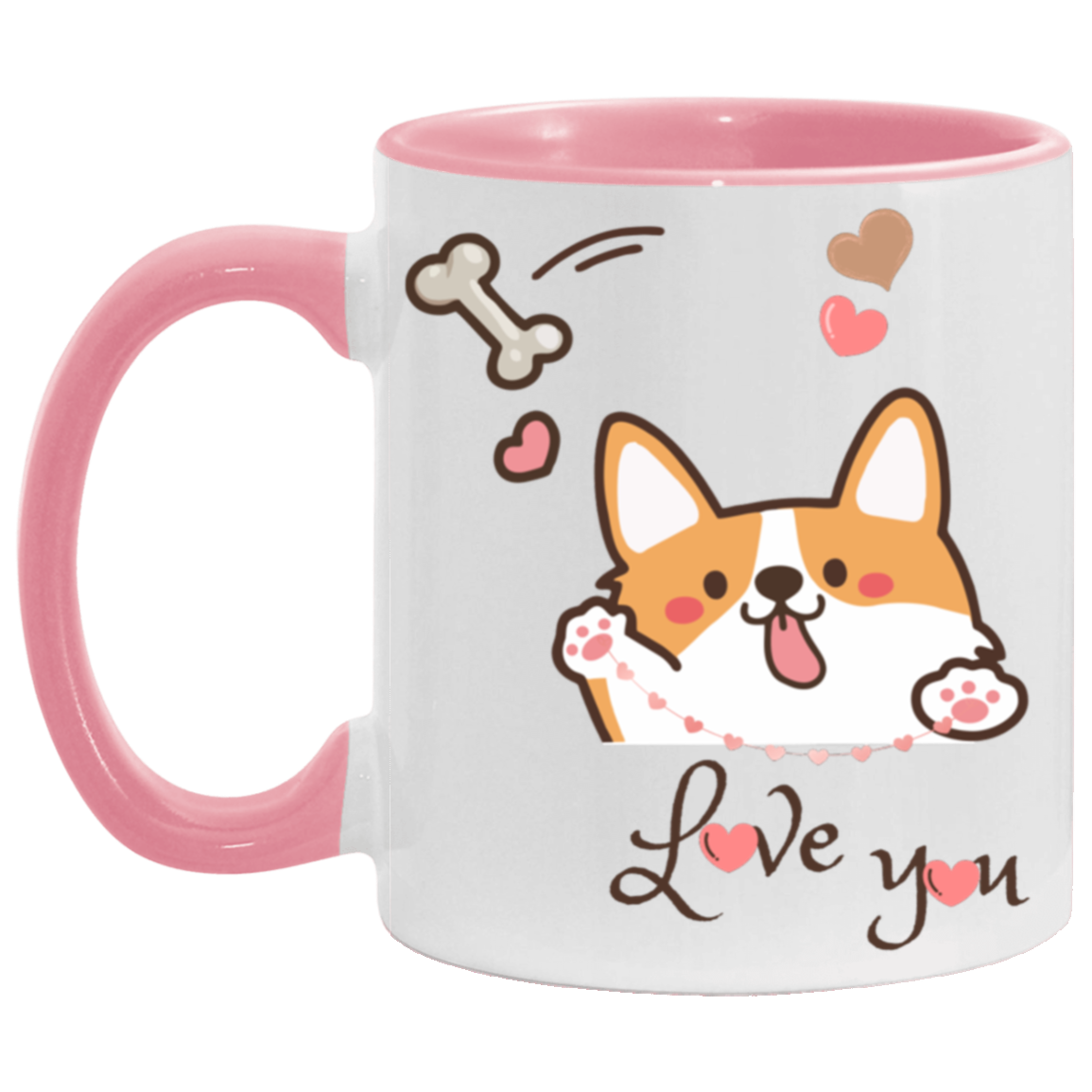 Corgi Accent Mug 11oz│ Mug│Gift│Home - MyRoomyStuff