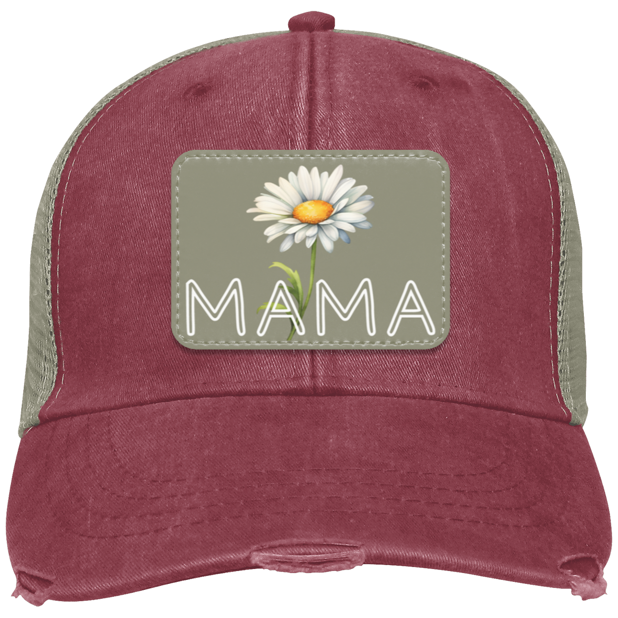 Cap for Mom │Vegan Leather Patch| Personalized Mom Hat for Mothers Day Gift│ Handcrafted in USA - MyRoomyStuff