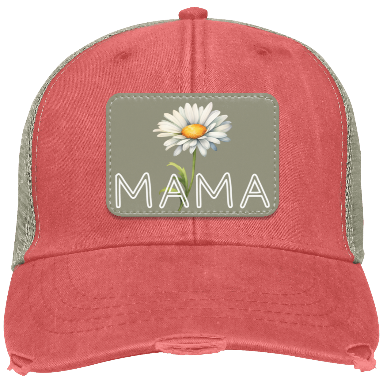 Cap for Mom │Vegan Leather Patch| Personalized Mom Hat for Mothers Day Gift│ Handcrafted in USA - MyRoomyStuff