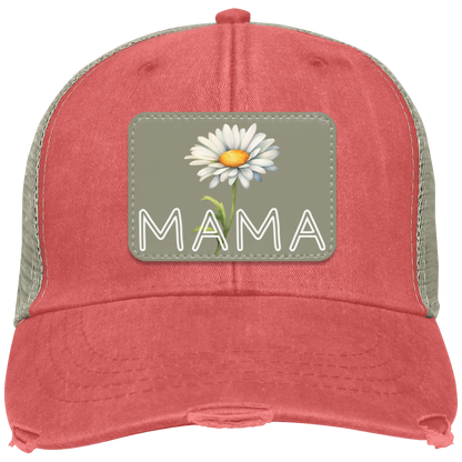 Cap for Mom │Vegan Leather Patch| Personalized Mom Hat for Mothers Day Gift│ Handcrafted in USA - MyRoomyStuff