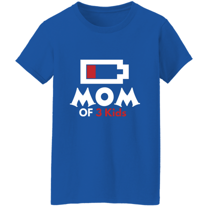 T-Shirt│ Low Battery│ Scoop Neck│Gift for Mom - MyRoomyStuff