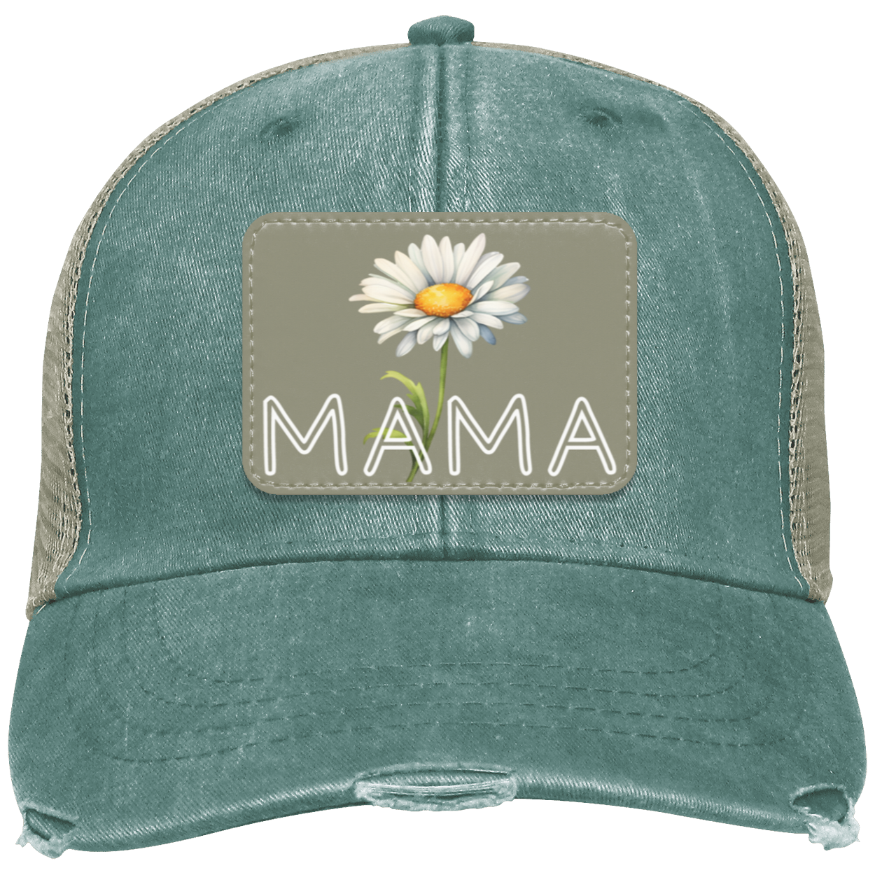 Cap for Mom │Vegan Leather Patch| Personalized Mom Hat for Mothers Day Gift│ Handcrafted in USA - MyRoomyStuff