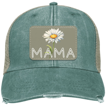 Cap for Mom │Vegan Leather Patch| Personalized Mom Hat for Mothers Day Gift│ Handcrafted in USA - MyRoomyStuff