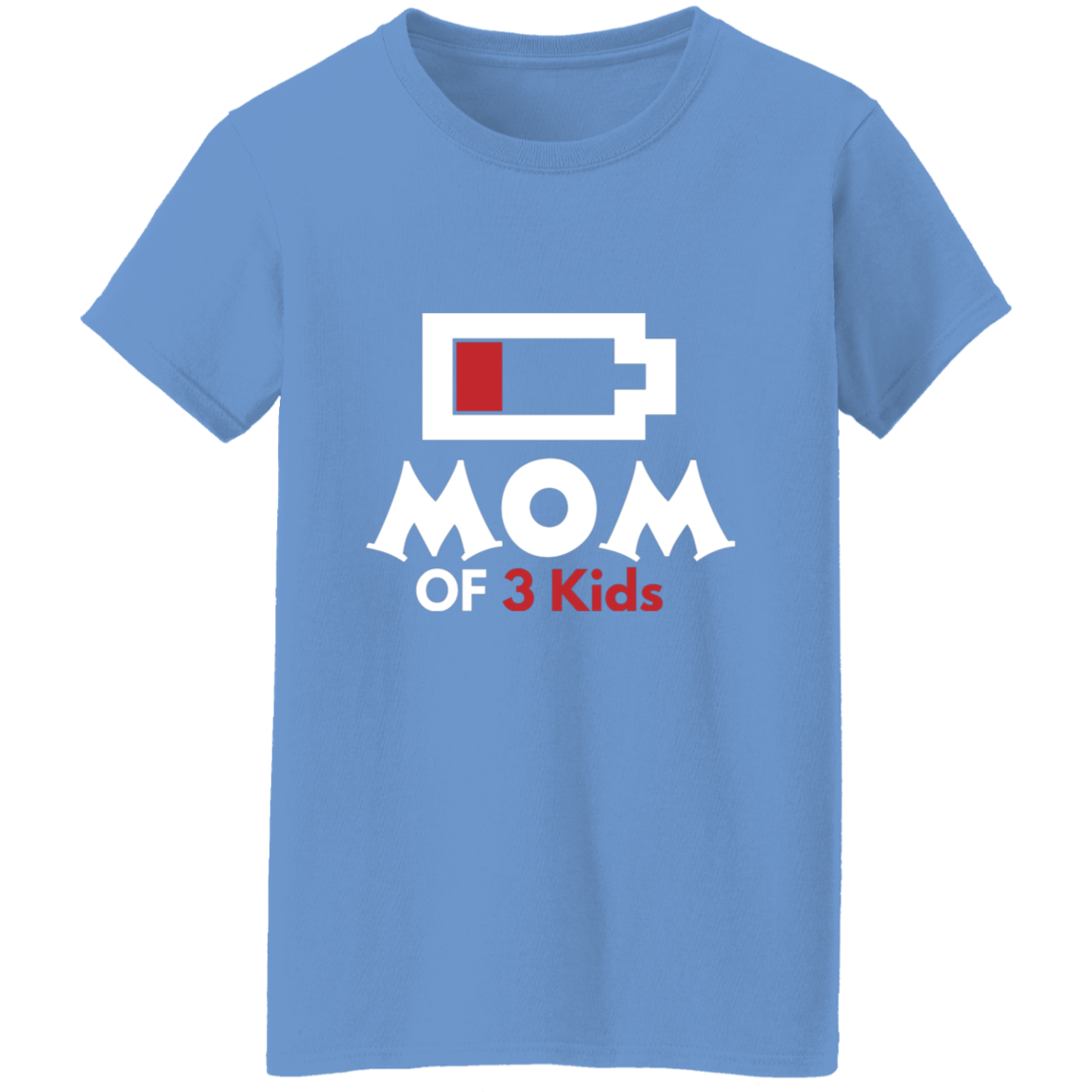 T-Shirt│ Low Battery│ Scoop Neck│Gift for Mom - MyRoomyStuff