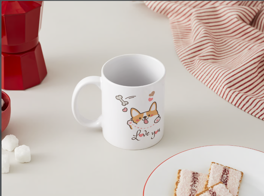 Corgi Accent Mug 11oz│ Mug│Gift│Home - MyRoomyStuff