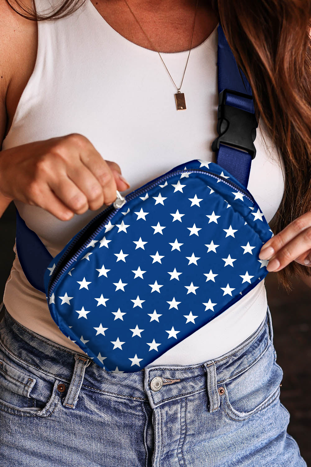 4Th of July│ Patriotic Stars & Stripes Crossbody Bag - MyRoomyStuff