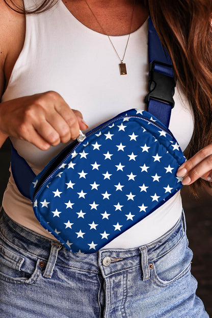 4Th of July│ Patriotic Stars & Stripes Crossbody Bag - MyRoomyStuff