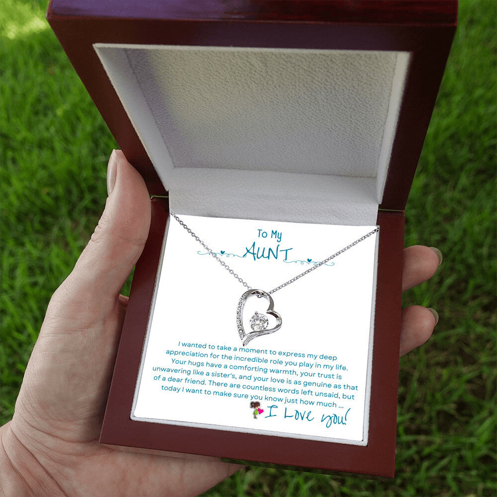 Mother's Day│ Forever Love Necklace│ Gift│ To my Aunt. - MyRoomyStuff