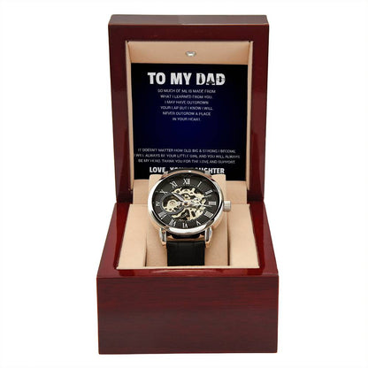 Dad│ Father's Day│ Birthday Gift│ Idea for Gift│ Watch for Dad│ To my Dad│ Open watch - MyRoomyStuff