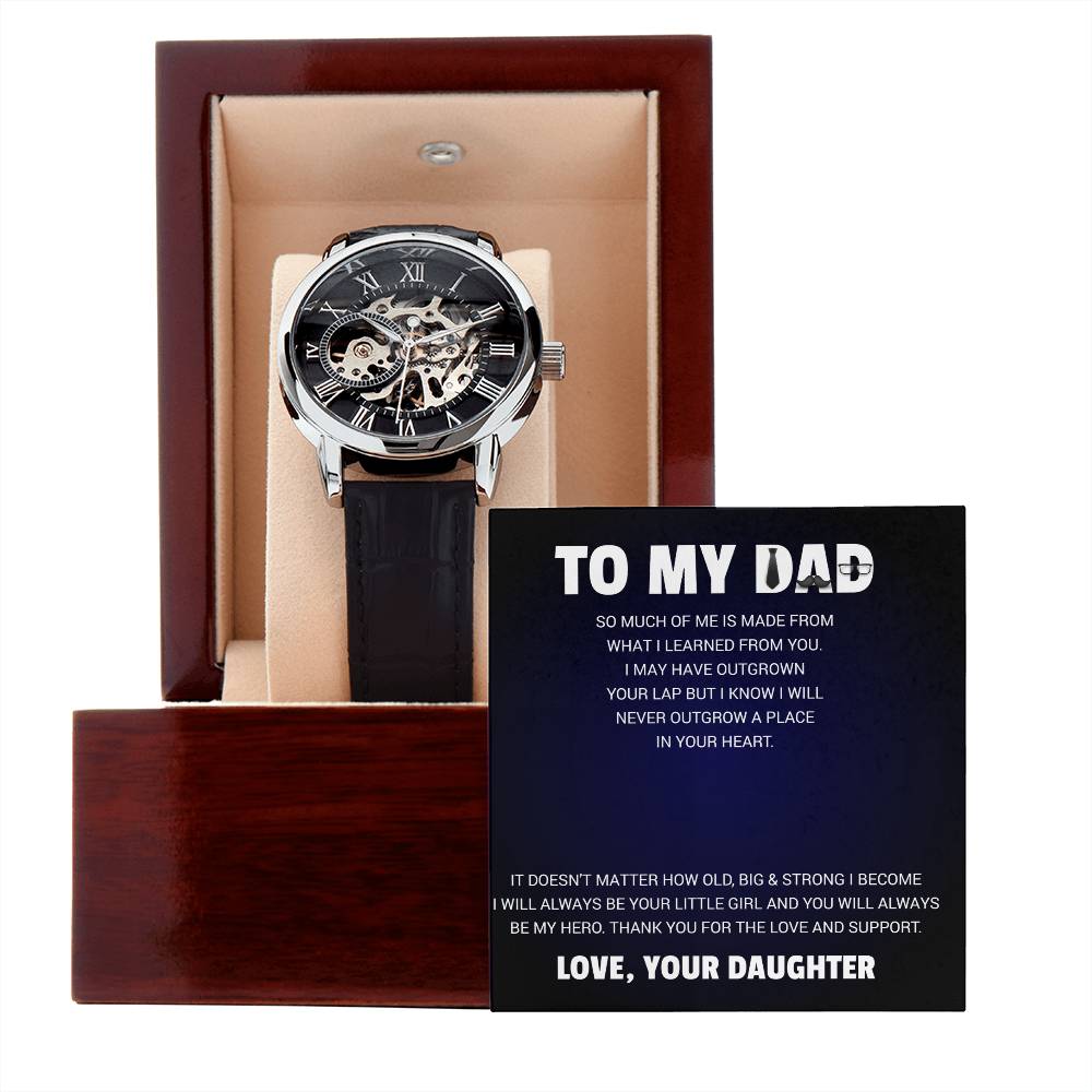 Dad│ Father's Day│ Birthday Gift│ Idea for Gift│ Watch for Dad│ To my Dad│ Open watch - MyRoomyStuff