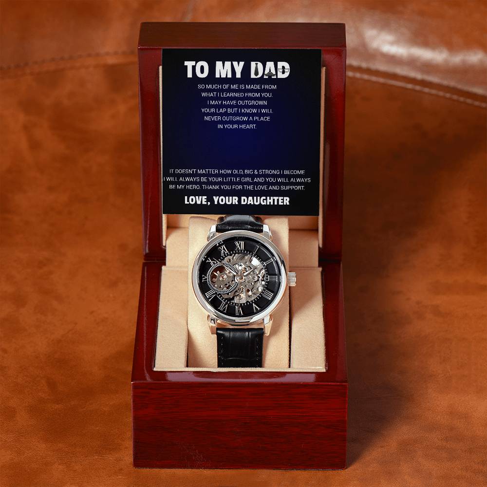 Dad│ Father's Day│ Birthday Gift│ Idea for Gift│ Watch for Dad│ To my Dad│ Open watch - MyRoomyStuff