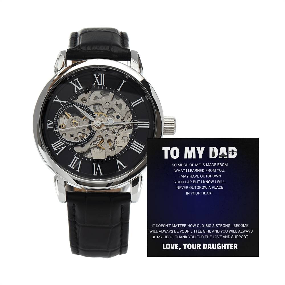 Dad│ Father's Day│ Birthday Gift│ Idea for Gift│ Watch for Dad│ To my Dad│ Open watch - MyRoomyStuff