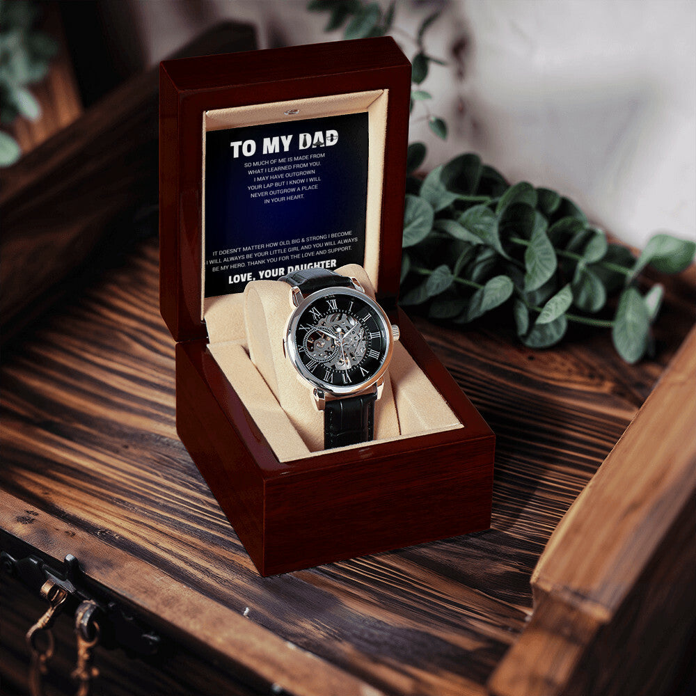 Dad│ Father's Day│ Birthday Gift│ Idea for Gift│ Watch for Dad│ To my Dad│ Open watch - MyRoomyStuff