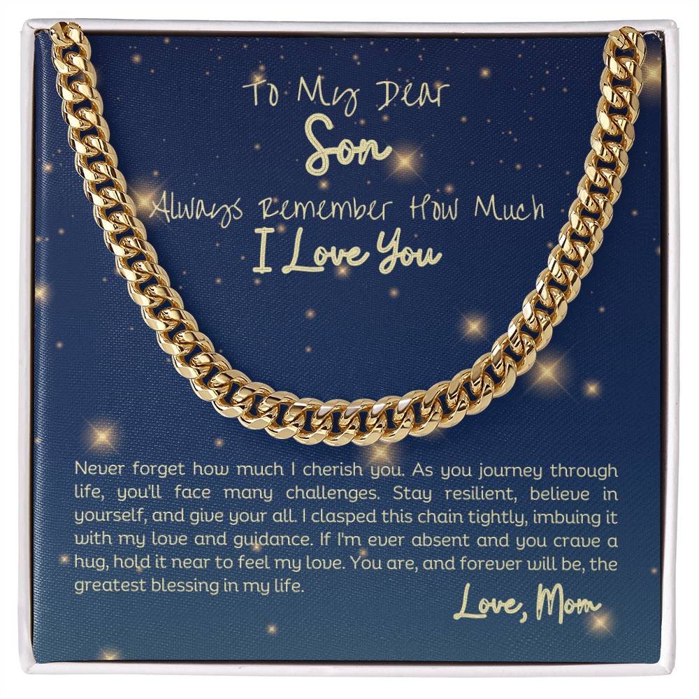 My Son│ Gift for my Son│ Necklace│ Jewelry for Men. - MyRoomyStuff