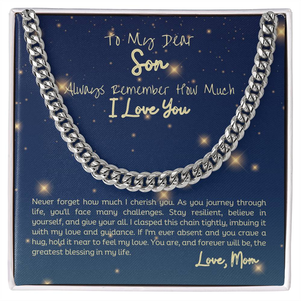 My Son│ Gift for my Son│ Necklace│ Jewelry for Men. - MyRoomyStuff