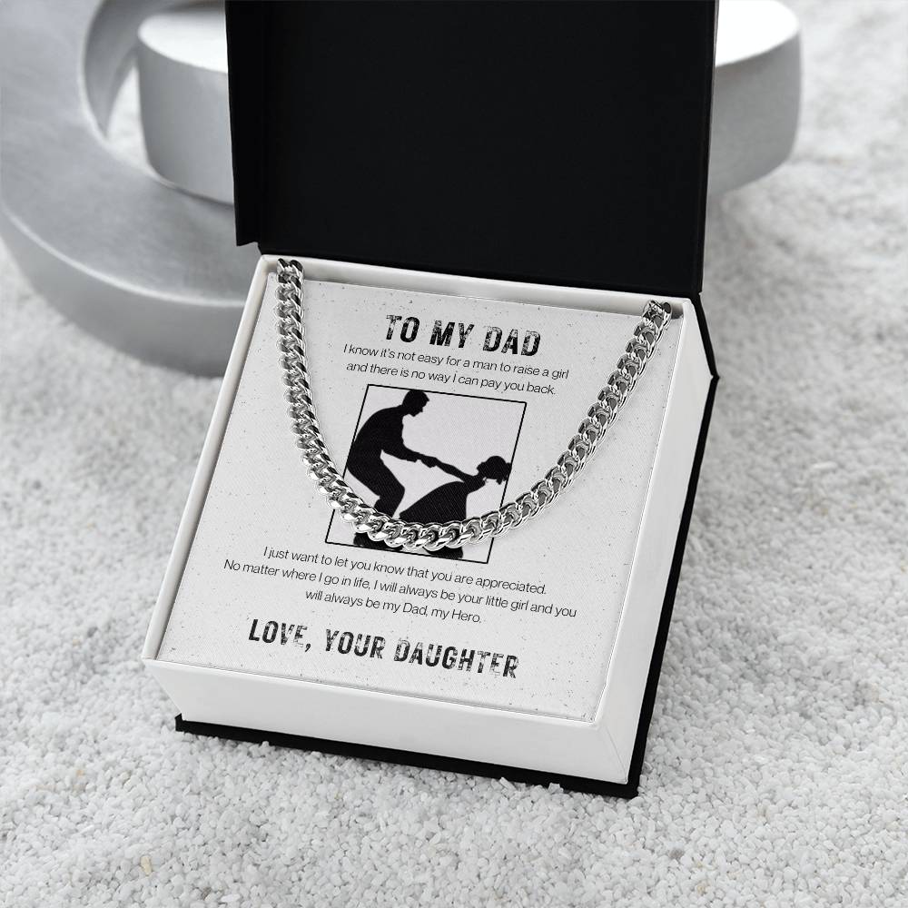 Dad│ Protected│ Cuban Link Chain│ Gift│ Father's Day - MyRoomyStuff