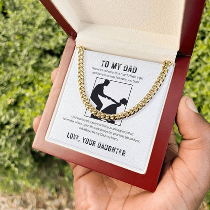 Dad│ Protected│ Cuban Link Chain│ Gift│ Father's Day - MyRoomyStuff