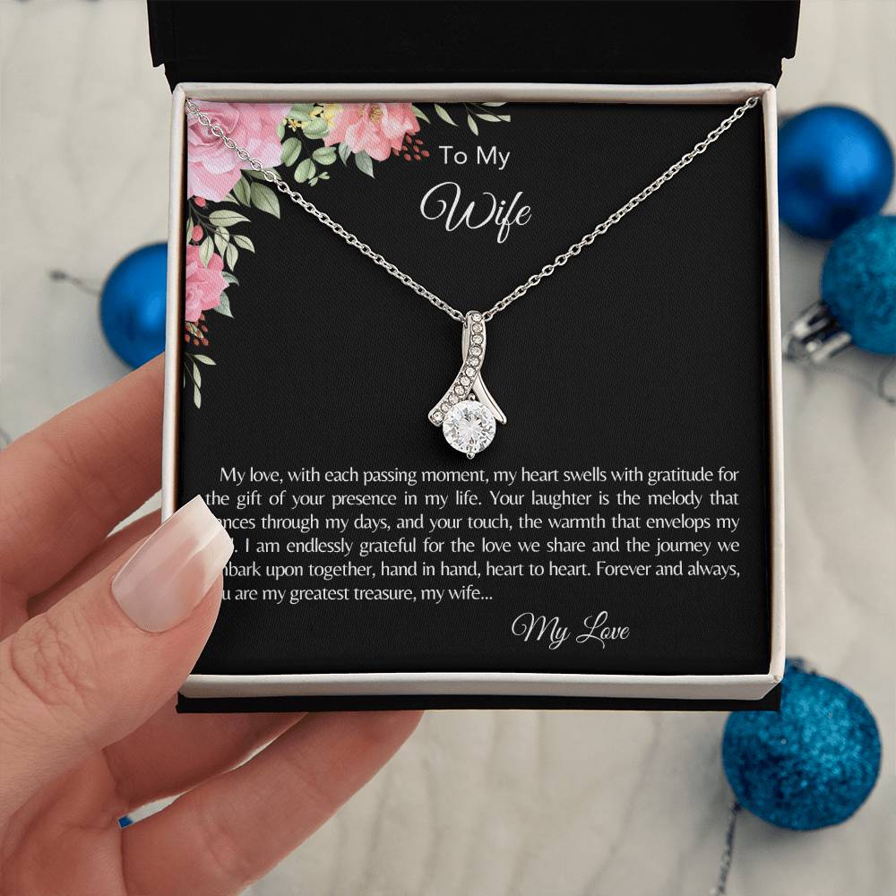 To my Wife│ Mother's Day│ Necklace│ Gift. - MyRoomyStuff