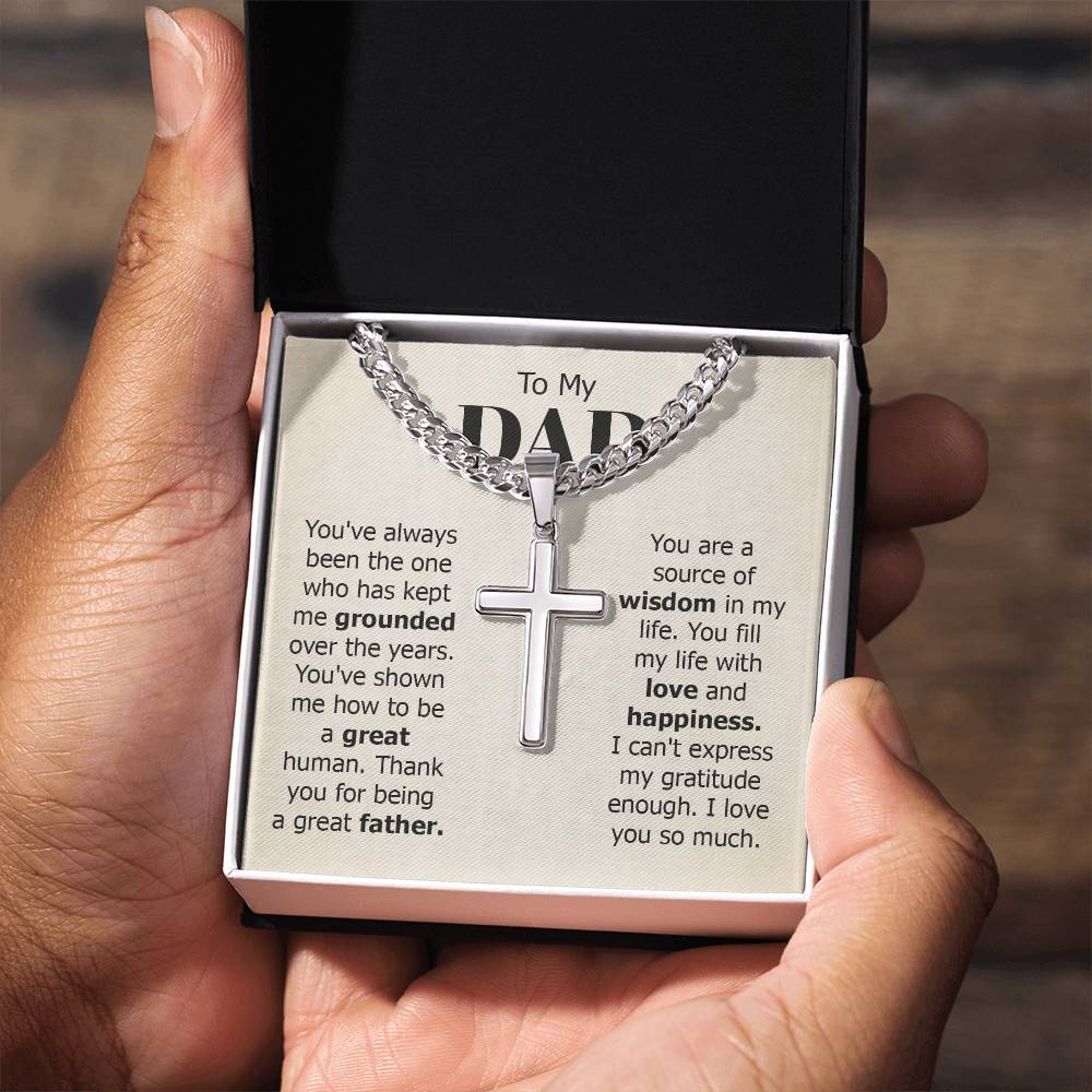 Dad│ Father's Day│ Idea for Gift│ Necklace│ Artisan Cross Necklace - MyRoomyStuff