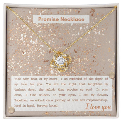 Promise Gift │ Love Knot Necklace│ Gift - MyRoomyStuff