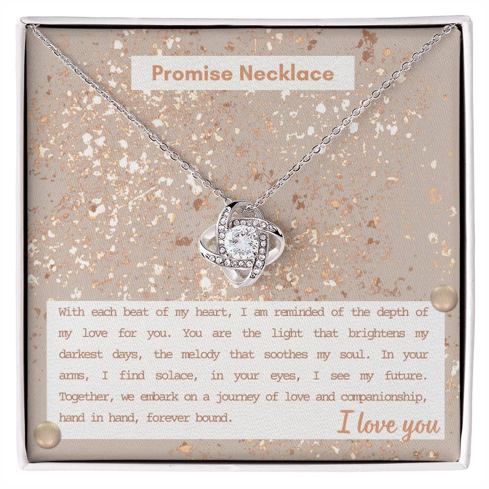 Promise Gift │ Love Knot Necklace│ Gift - MyRoomyStuff