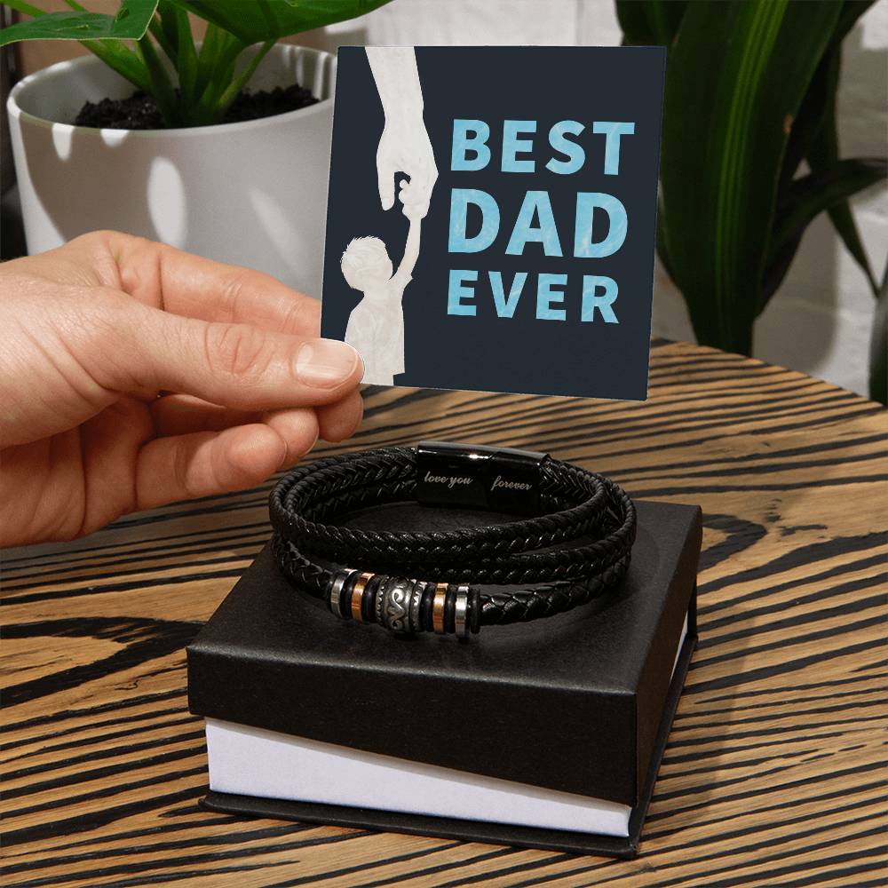 Bracelet│ Gift│ Father's Day│ Git for Daddy│ Leather Bracelet - MyRoomyStuff