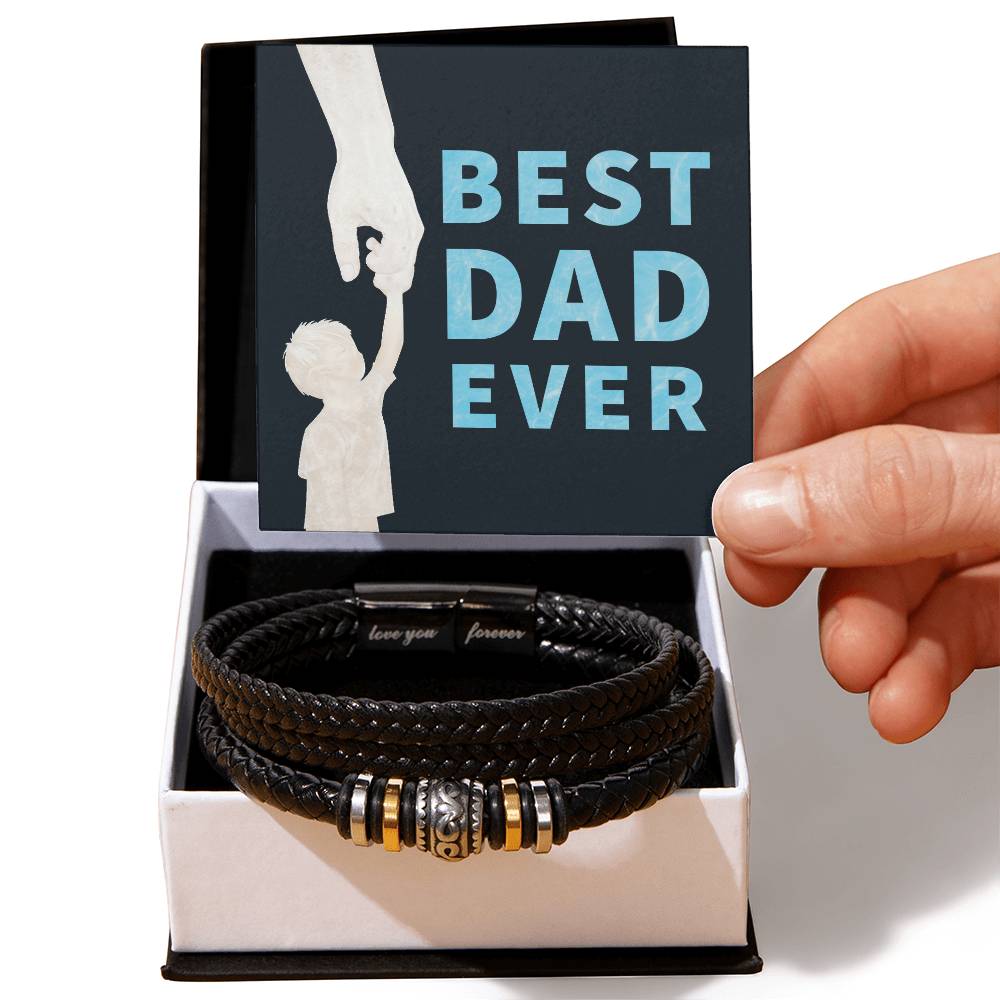 Bracelet│ Gift│ Father's Day│ Git for Daddy│ Leather Bracelet - MyRoomyStuff