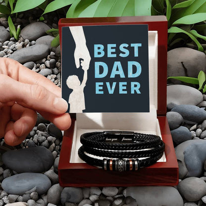 Bracelet│ Gift│ Father's Day│ Git for Daddy│ Leather Bracelet - MyRoomyStuff