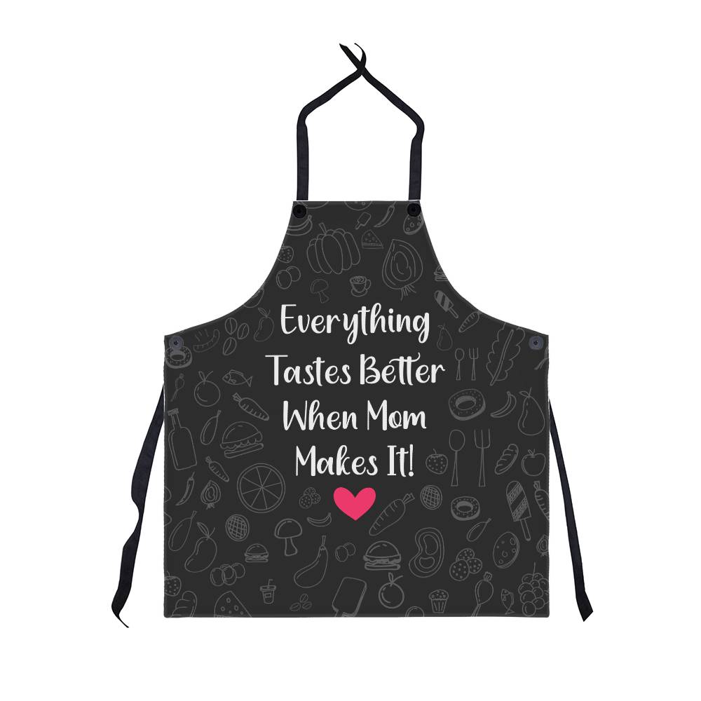 Personalized Linen Kitchen Apron│ Custom Cooking Apron│ Mom Makes it!