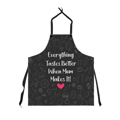 Personalized Linen Kitchen Apron│ Custom Cooking Apron│ Mom Makes it! - MyRoomyStuff