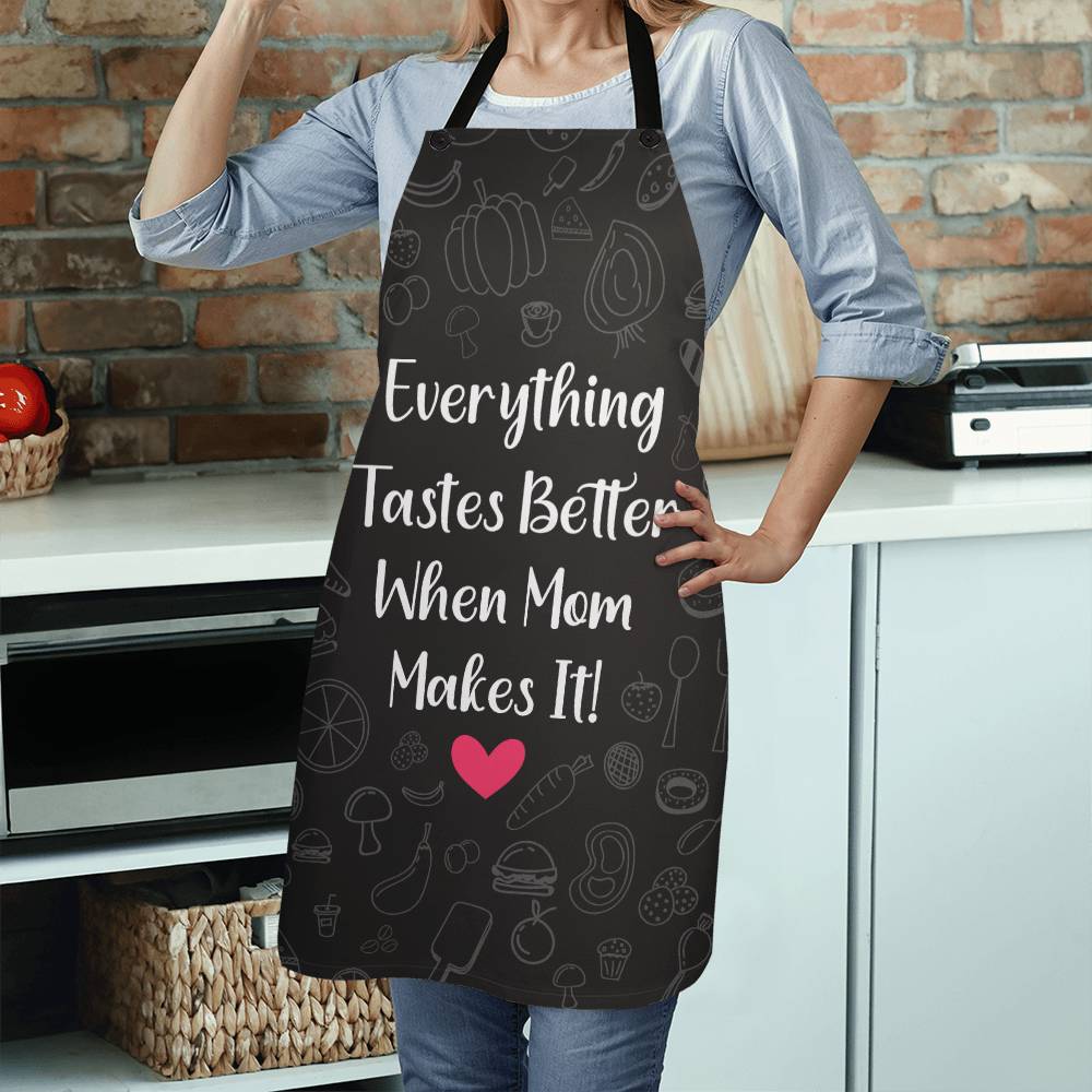 Personalized Linen Kitchen Apron│ Custom Cooking Apron│ Mom Makes it! - MyRoomyStuff