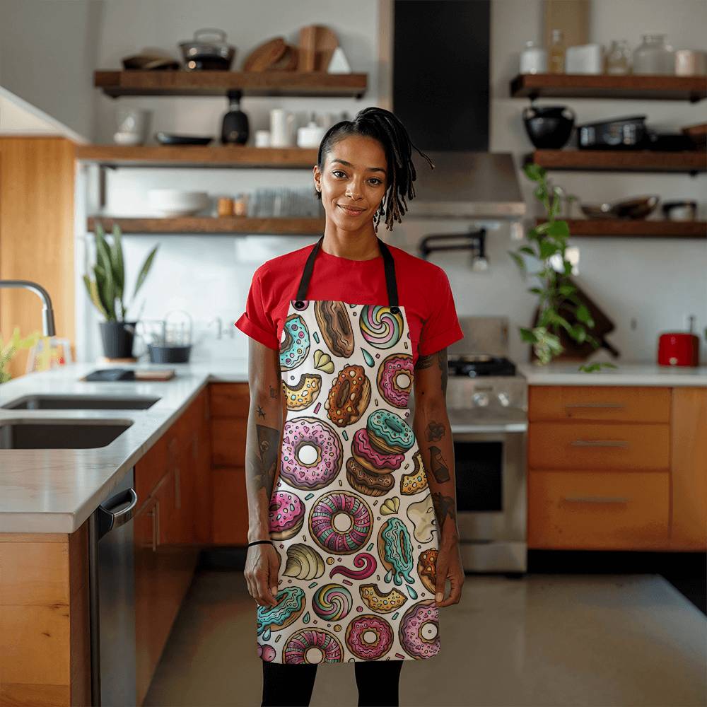 Personalized Linen Kitchen Apron│ Custom Cooking Apron│ Kitchen - MyRoomyStuff