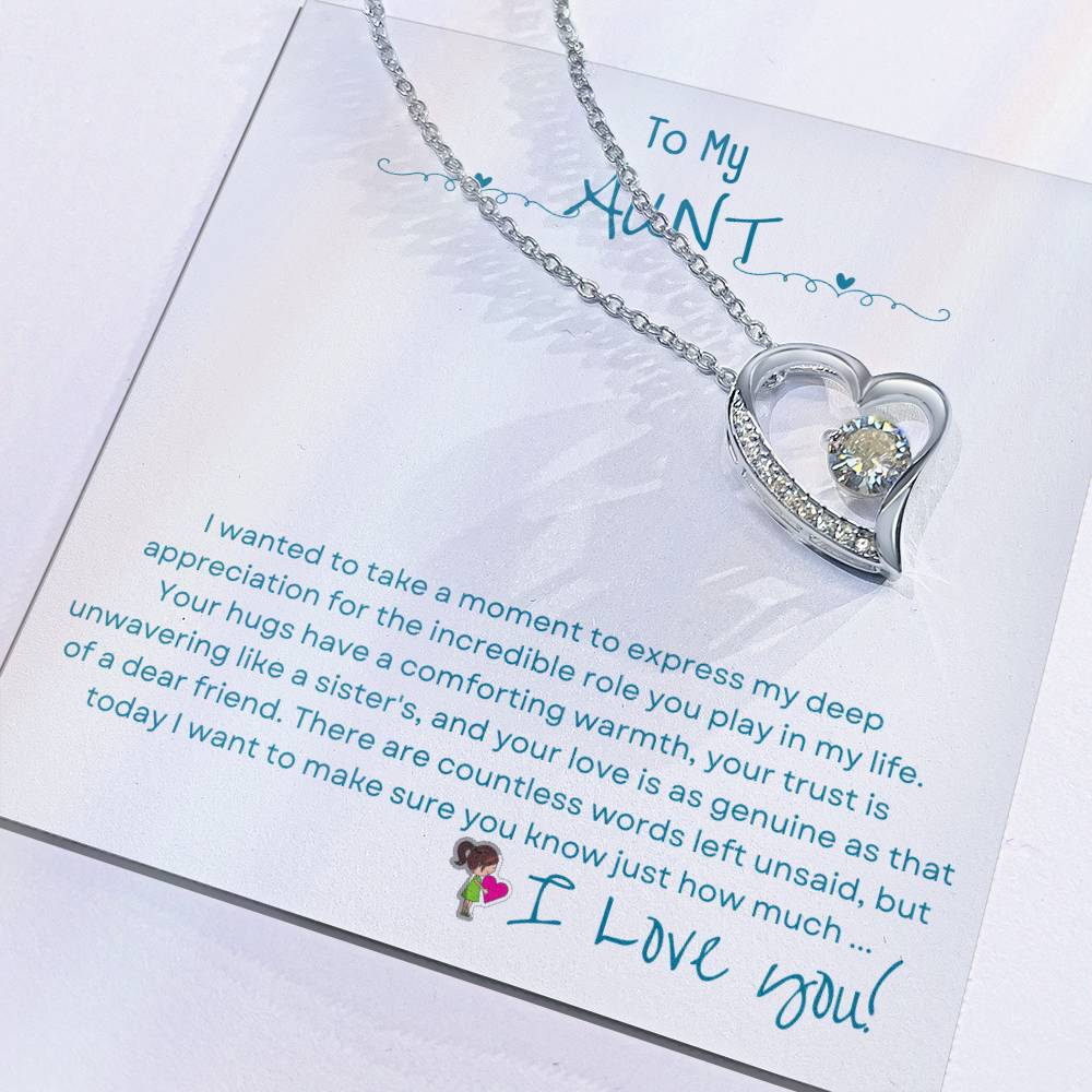 Mother's Day│ Forever Love Necklace│ Gift│ To my Aunt. - MyRoomyStuff