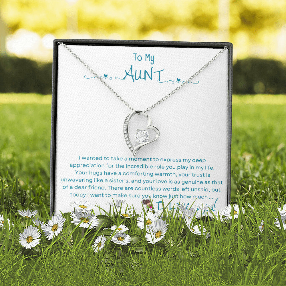 Mother's Day│ Forever Love Necklace│ Gift│ To my Aunt. - MyRoomyStuff