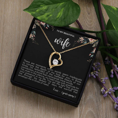 To my Beautiful Wife│ Mother's Day│ Necklace│ Gift. - MyRoomyStuff